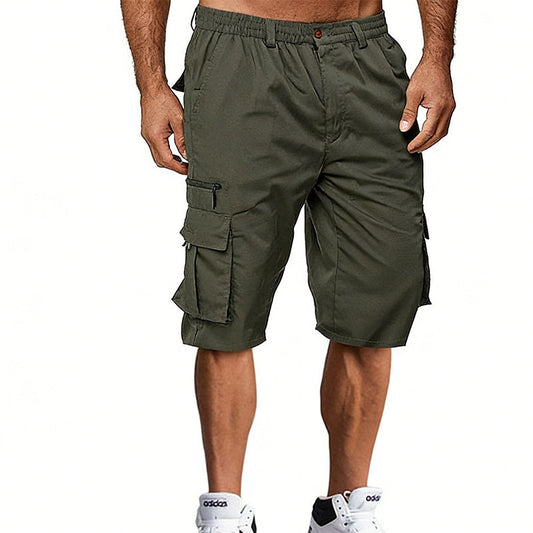 Heren casual cargoshorts met meerdere zakken