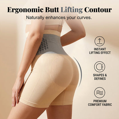 Hoge taille buikvlatte shapewear short