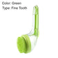 🛁 Lange steel huisdierbadborstel + shampoodoseerder – wassen, masseren & doseren in één handeling! 🧴✨