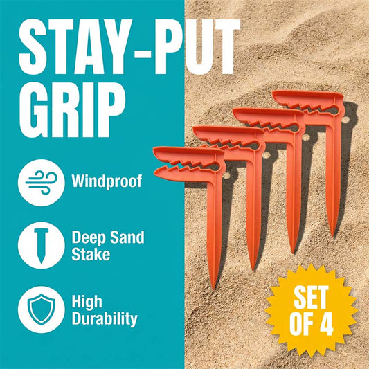 Windbestendige strandhanddoekklemmen voor zand en gras