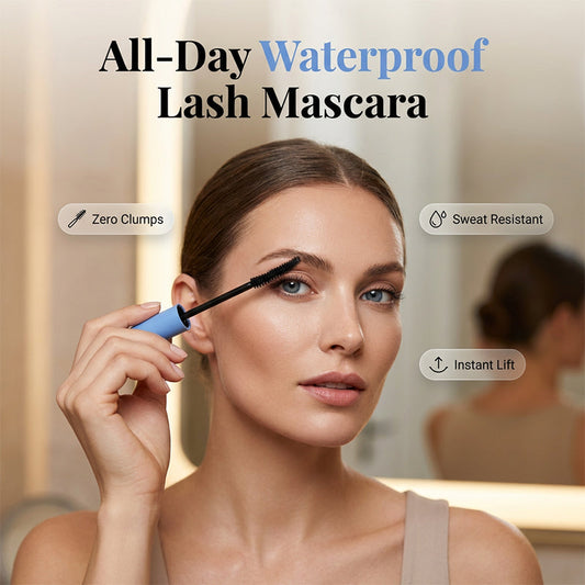 ❄️Zomerfresh 50% Korting!🖤Waterproof Lash Mascara – Klontvrije Mascara voor Lengte, Volume & All-Day Lift