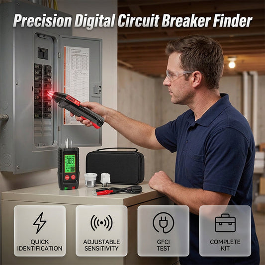 ⚡50% KORTING + GRATIS VERZENDING🔌Detector voor stroomonderbrekingen in multifunctionele stopcontacten — Zekeringen opsporen, stopcontacten testen – binnen enkele seconden🔥