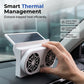 Ventilator voor in de auto op zonne-energie