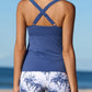 Tweeledig Tankini-Set met Buikcontrole