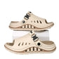 Ademende herensandalen met dikke zool