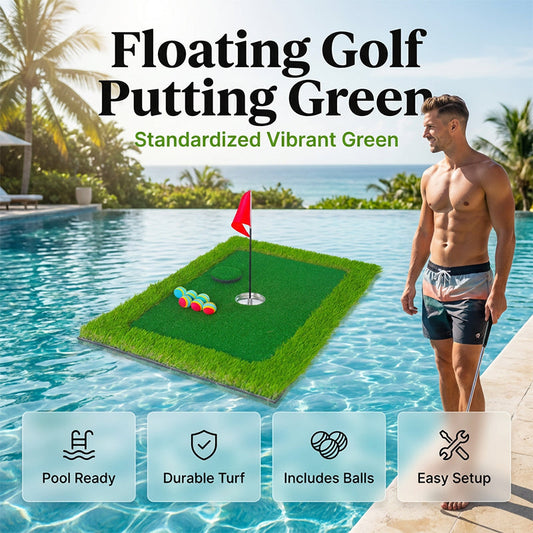 Draagbare drijvende golfputtinggreen