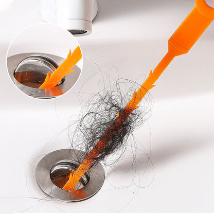 🛠️NU 50% KORTING! 20,5-inch afvoerslang – flexibel en duurzaam hulpmiddel voor het verwijderen van haarverstoppingen, snelle ontstopper voor gootsteen- en badkuipafvoeren, herbruikbare afvoerreiniger voor verstoppingen in badkamer, keuken en riolering