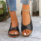 🔥Dames Vintage Peep-Toe Comfort Sandalen