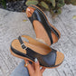 🔥Dames Vintage Peep-Toe Comfort Sandalen