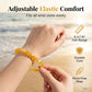 Handgemaakte elastische armband met kristallen kraaltjes – sieraden met maritiem thema