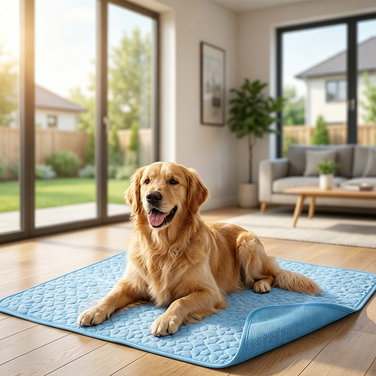 ❄️Zomerfresh 50% Korting!💙Ademende Koelmat voor Honden en Katten – Zachte Zomermat met 3-Laags Comfortdesign