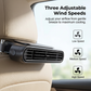 🔥LAATSTE DAG AANBIEDING 50% KORTING🏆Autoventilator 🌬️ – Oplaadbare clipventilator met 3 snelheden en 3000mAh batterij 🔋 | USB-C opladen ⚡ voor auto's 🚗, golfkarretjes 🛺 en campers 🏕️