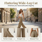 Casual broek met wijde pijpen voor dames