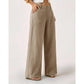 Casual broek met wijde pijpen voor dames