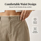 Casual broek met wijde pijpen voor dames