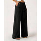 Casual broek met wijde pijpen voor dames