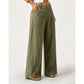 Casual broek met wijde pijpen voor dames