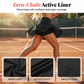 Tennisrok voor dames met hoge taille en zakken, in grote maten