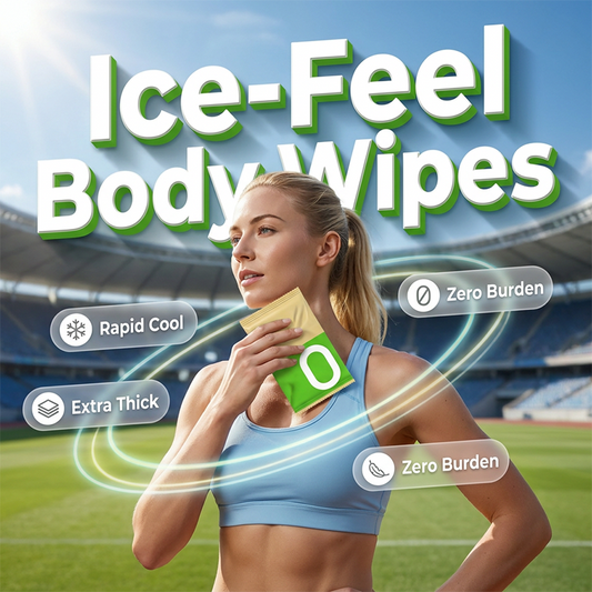 💥【LIMITED TIME 50% OFF】🔥 Instant Cooling Body Wipes | Onmiddellijke Verkoeling | Extra Groot 22×60cm | Post-Workout Fris | Geen Plakkerig Laagje