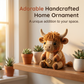 ⏳ FLASH SALE! ✨ Handgemaakte Schattige Koe Set | Beginnersvriendelijk 🧵 | Afmeting ca. 25cm | HALF PRICE 🎉