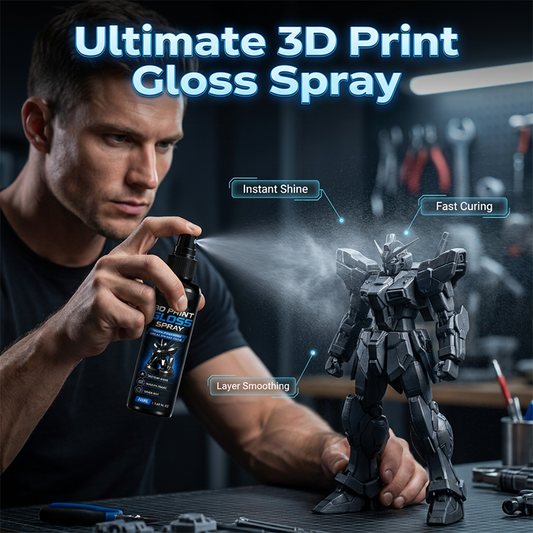 Glansherstellende spray voor 3D-geprinte modellen