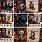 Halloween-kitset om zelf een skeletpop te naaien