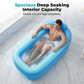 🛁🏕️ 50% KORTING! Geen verbouwing, geen loodgieter. Dit compacte opblaasbare bad met ingebouwd kussen en isolatie tovert elke kamer of tuin om tot je persoonlijke spa.