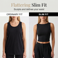 Dames tanktop met open rug, slanke pasvorm, zomerse mouwloze crop-top