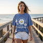 👕☀️Unisex Vintage Gewassen Madeliefje Print Loose Fit T-Shirt