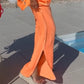 Set met top met uitsnijdingen en bandeau-jumpsuit