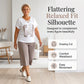Casual tweedelige set voor dames: T-shirt met V-hals en cropped broek