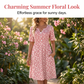 🎉 LIMITED TIME 50% OFF! 👗 Floral V-Neck Pocket Dress – Effortless Garden Grace 🌸
