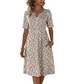 🎉 LIMITED TIME 50% OFF! 👗 Floral V-Neck Pocket Dress – Effortless Garden Grace 🌸