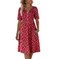 🎉 LIMITED TIME 50% OFF! 👗 Floral V-Neck Pocket Dress – Effortless Garden Grace 🌸
