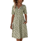 🎉 LIMITED TIME 50% OFF! 👗 Floral V-Neck Pocket Dress – Effortless Garden Grace 🌸