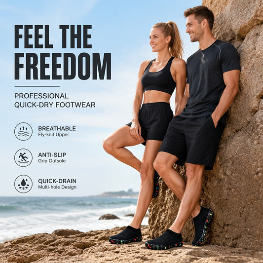 📢📢50% KORTING !! ⏰Sneldrogende waterschoenen voor heren en dames