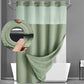 🔥Tijdelijke aanbieding: 50% KORTING!🛁Eenvoudig te bevestigen, waterdicht en biedt privacy!🚿Douchegordijn met wafelpatroon