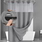 🔥Tijdelijke aanbieding: 50% KORTING!🛁Eenvoudig te bevestigen, waterdicht en biedt privacy!🚿Douchegordijn met wafelpatroon