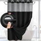 🔥Tijdelijke aanbieding: 50% KORTING!🛁Eenvoudig te bevestigen, waterdicht en biedt privacy!🚿Douchegordijn met wafelpatroon