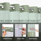 🔥Tijdelijke aanbieding: 50% KORTING!🛁Eenvoudig te bevestigen, waterdicht en biedt privacy!🚿Douchegordijn met wafelpatroon