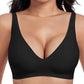 💜💜Jelly Wireless: comfortabele beugelloze beha’s voor dames, push-up bralettes, naadloze T-shirt-beha’s en beha’s met diepe V-hals voor dagelijks gebruik