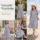 🌀☁️ TIJDELIJKE AANBIEDING: 50% KORTING! 👗Casual, ruimvallende gestreepte damesjurk – Luchtige pasvorm en zachte strepen – Perfect voor een nonchalante alledaagse look.