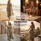 Elegante maxi-jurk met halternek en bloemenprint