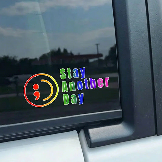 3 stuks Autosticker ter bevordering van het bewustzijn rond geestelijke gezondheid