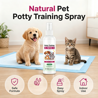 🔥Huisdier Zindelijkheidstraining Spray voor Honden & Katten