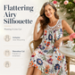 🔥🏵️Elegante mouwloze jurk met bloemenprint voor dames