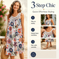 🔥🏵️Elegante mouwloze jurk met bloemenprint voor dames