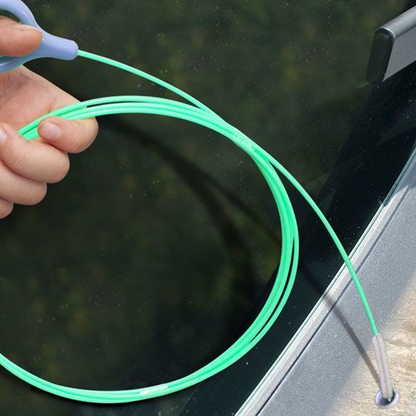Reinigingsgereedschap voor het afvoersysteem van automatische zonnedaken – Flexibele buisborstel