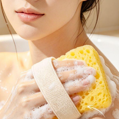 💥【50% KORTING】🔥 Ultrazachte zeepzak van spons | Rijk schuim, milde peeling | Antislip, de zeep blijft goed zitten | Geschikt voor de gevoelige huid en kinderen | Leuke kleuren | Kan worden opgehangen en droogt snel | Maakt douchen leuk 🧼