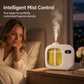 🌿💨 50% KORTING! Aroma Diffuser met Sfeerverlichting – 5 Nevelstanden | Voor Bureau, Nachtkastje & Muur ✨